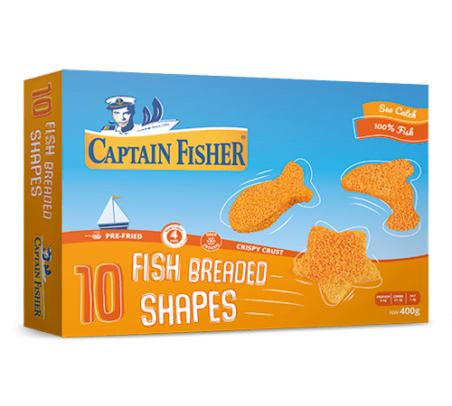 Breaded Fish Shapes