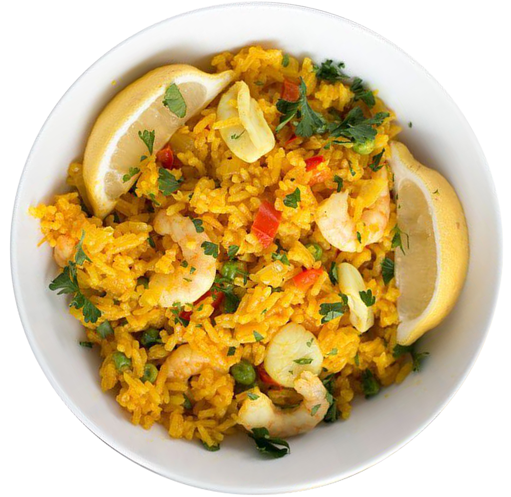 Seafood rice skillet