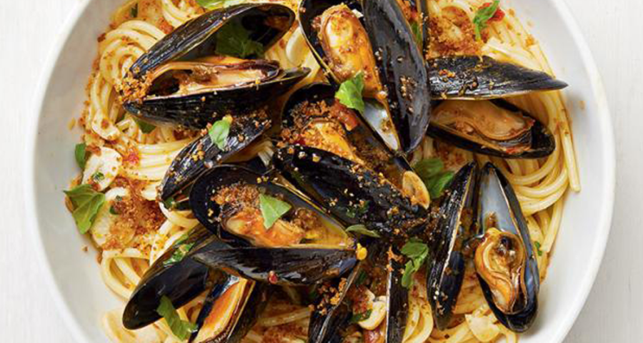 Spaghetti with Mussels
