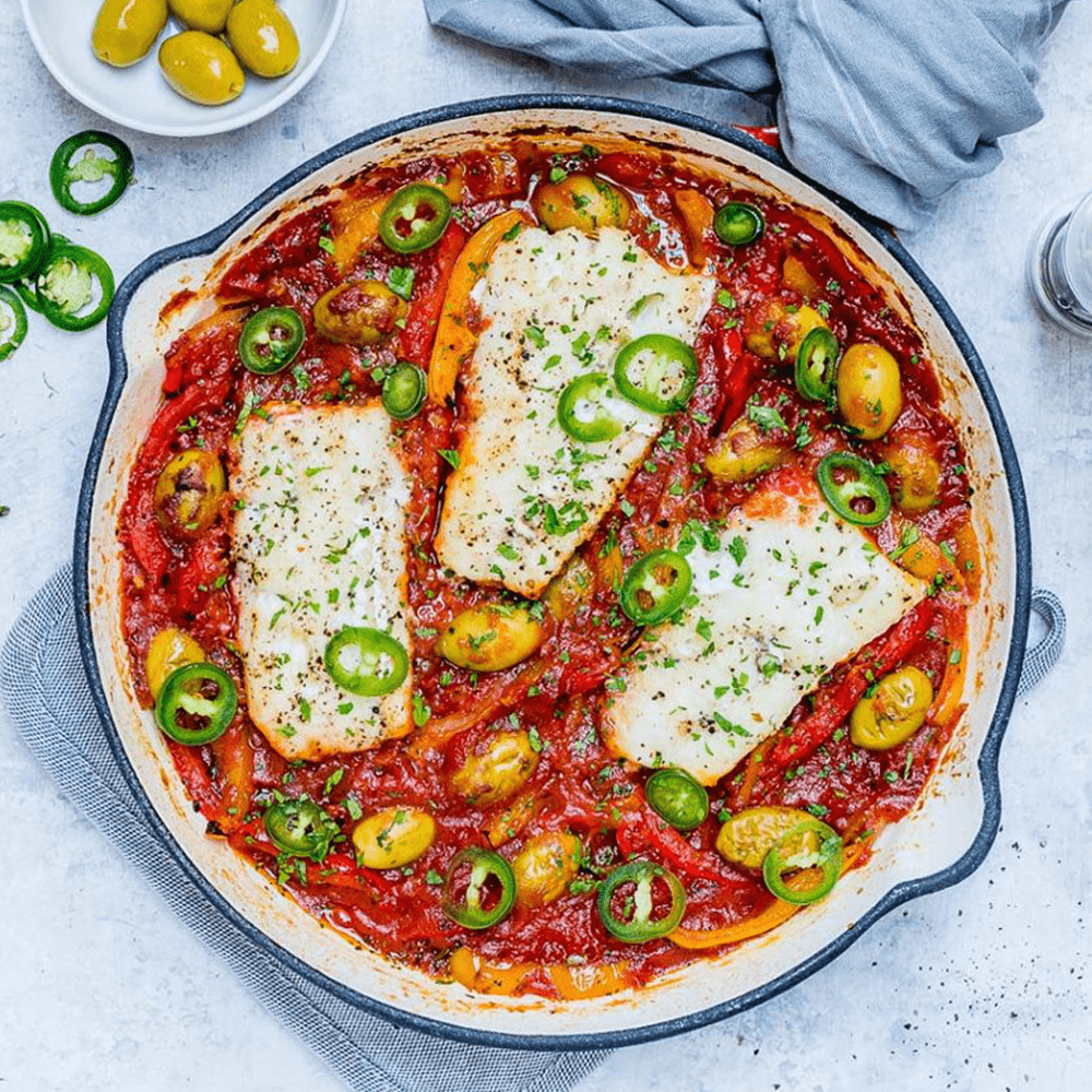 Fish Fillet with Tomato And Basil | Captain Fisher | Taste Of The Sea